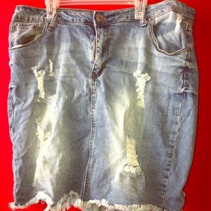 Denim mini Skirt